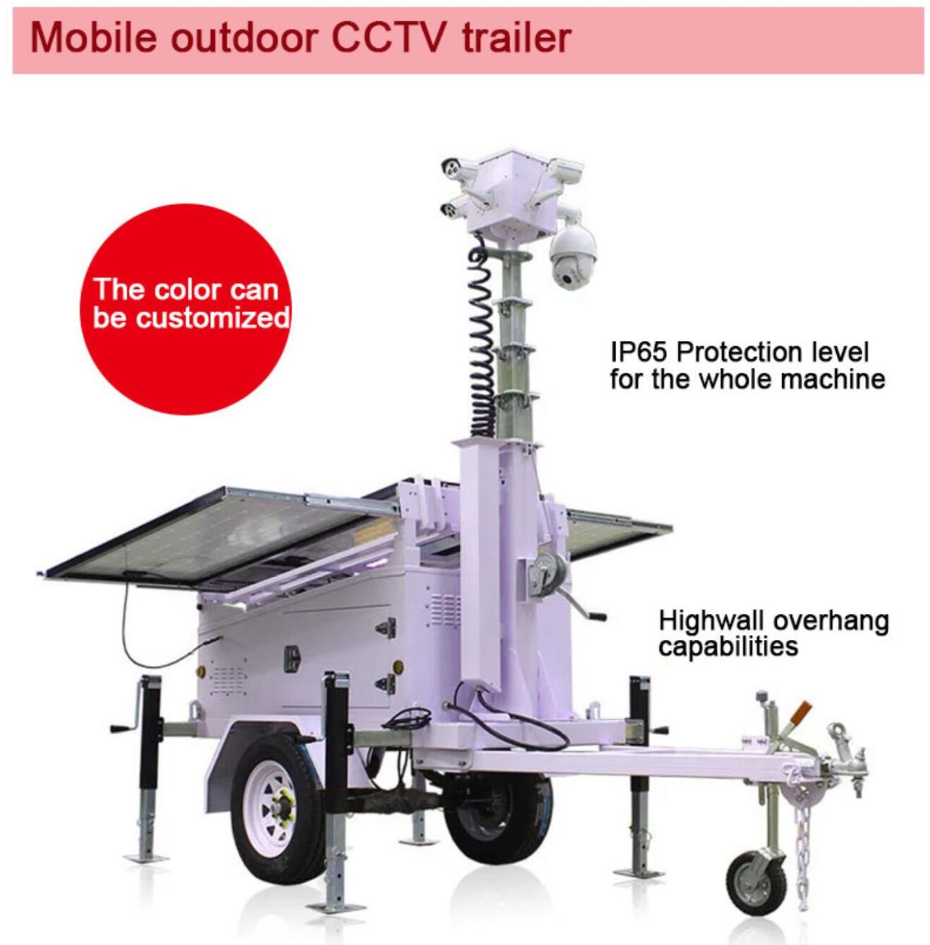 سی سی ٹی وی کیمرے کی شمسی توانائی سے ٹریلر