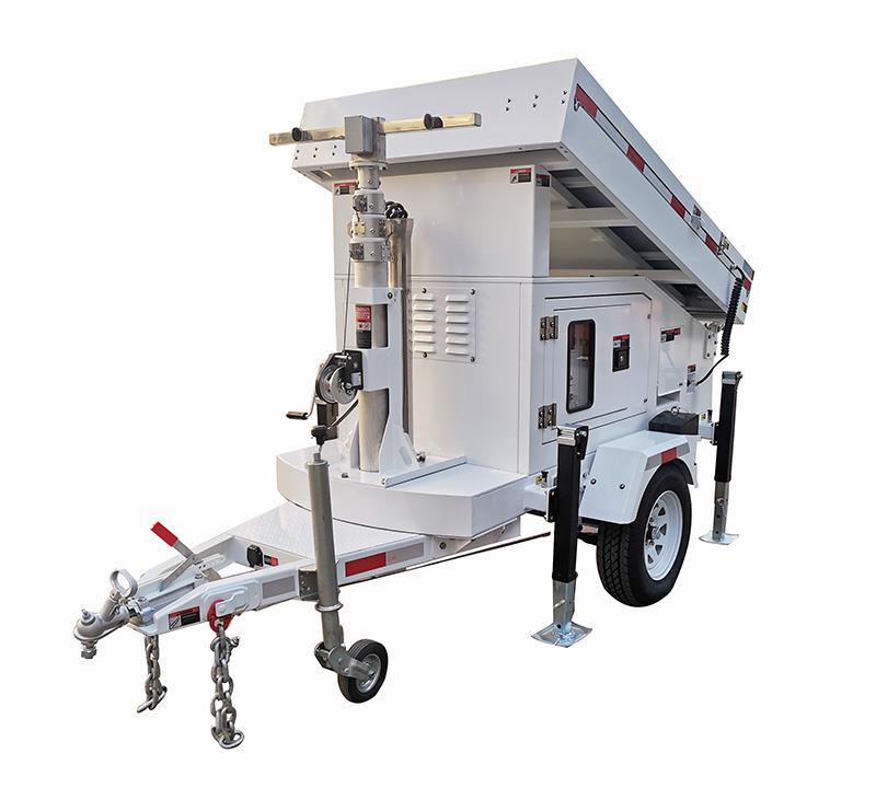Mobile Solar Station for Military Camping