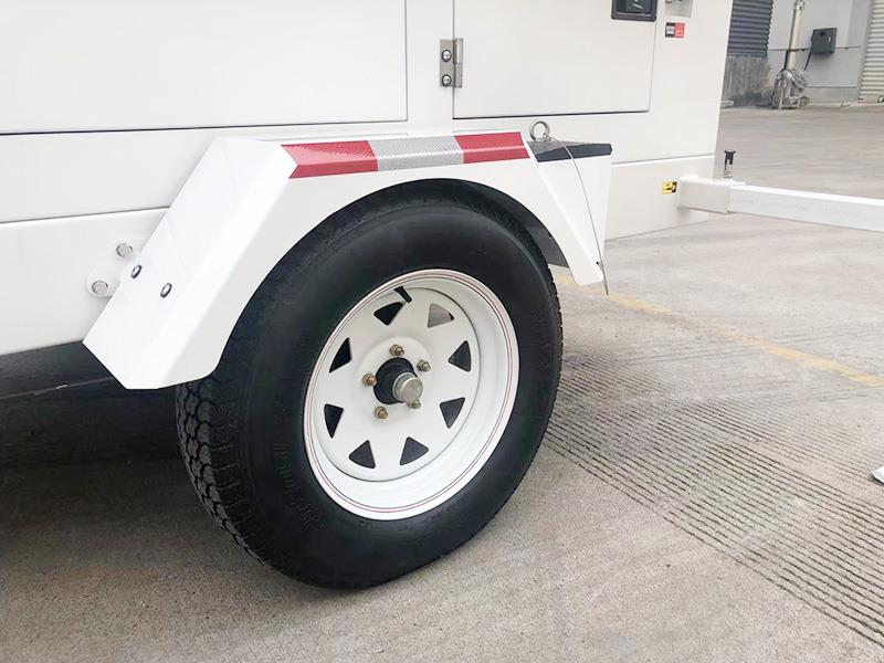 Mobile solar station trailer