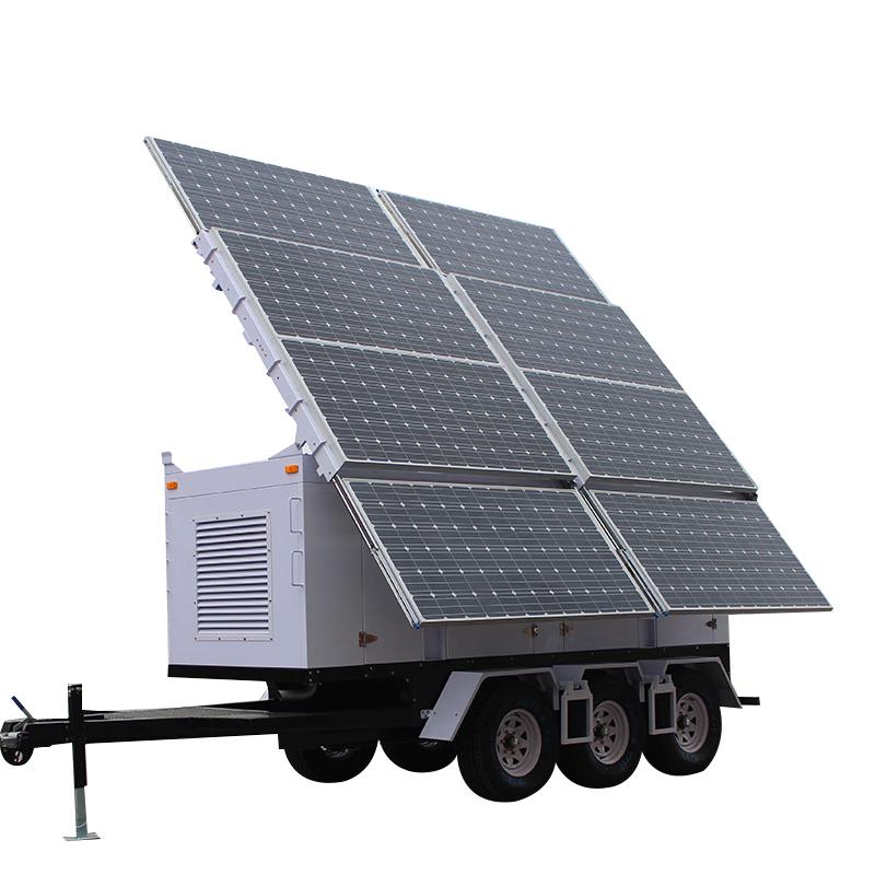 2400W Solar Station Trailer