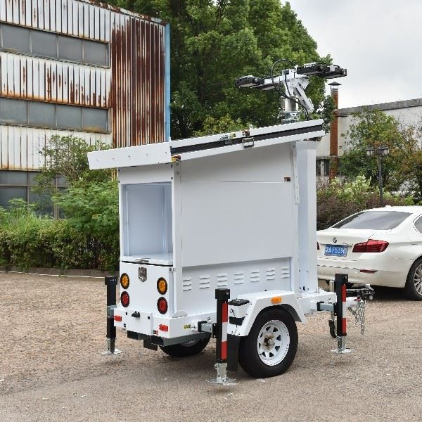 BIGLUX 2 PANEL Lighting Tower Mobile Solar Trailer With LED For