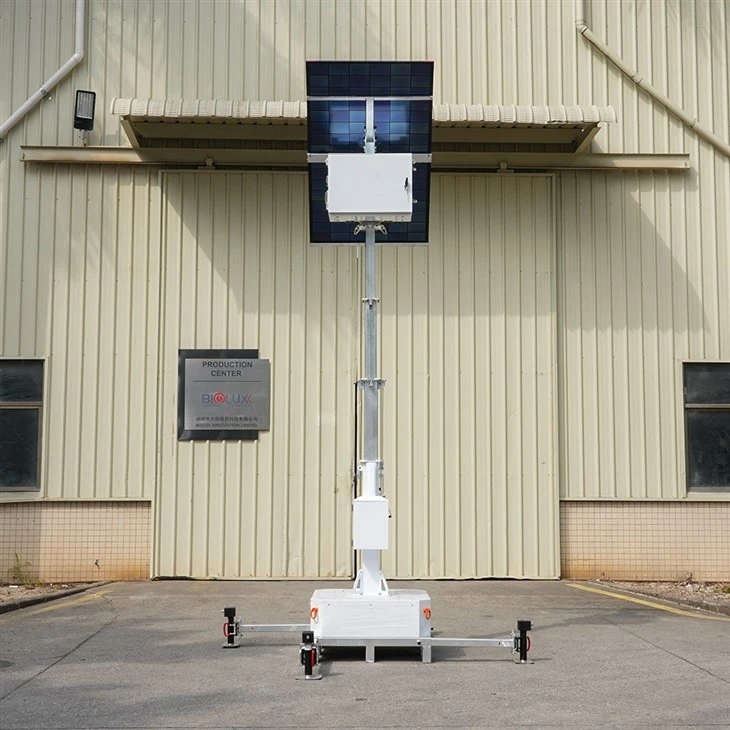 Off-grid Portable Solar CCTV Tower For Remote Area Security Surveillance best