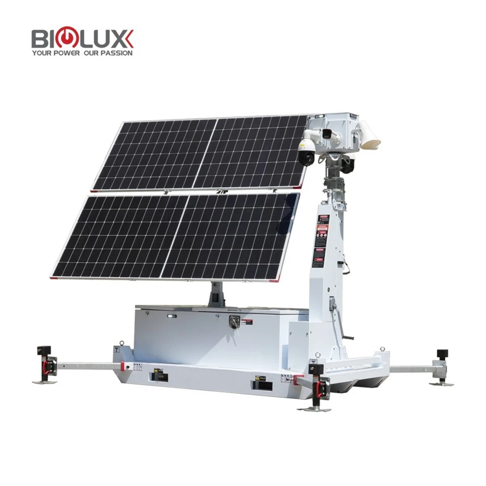 Off-Grid Mobile Security Tower With Solar Power price
