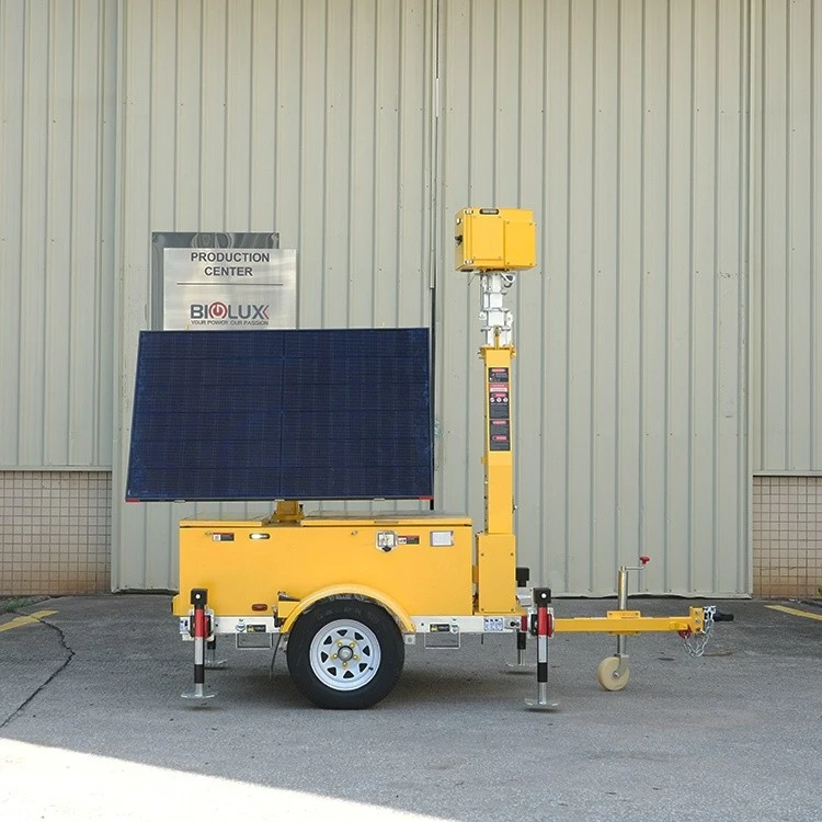 Portable AI Security Trailer With Solar Power System suppliers