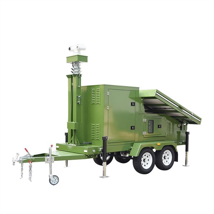 Military Solar Surveillance Tower