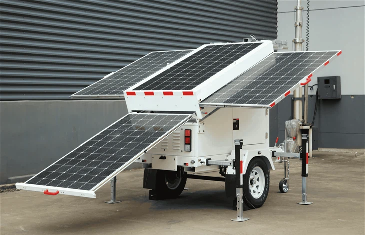 AU Autonomous Thermal Camera Moutnted Solar Powered Trailer