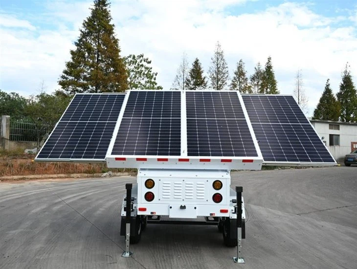 mobile solar power station 122